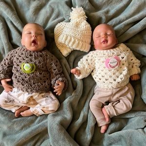 Two Handmade Reborn Dolls